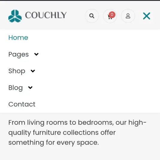 COUCHLY furniture website