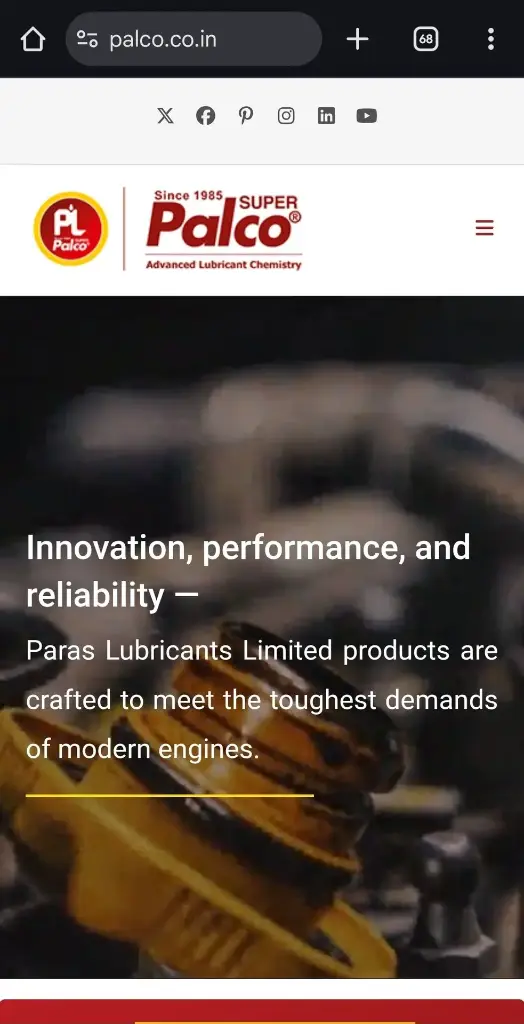 Palco an industrial websites