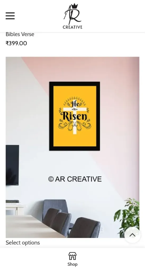 Art creative website