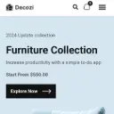 Decozi furniture website